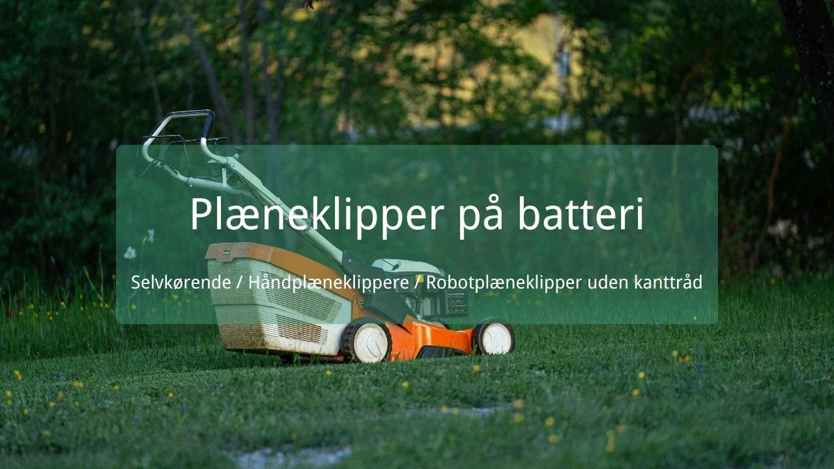 bedste plæneklipper på batteri