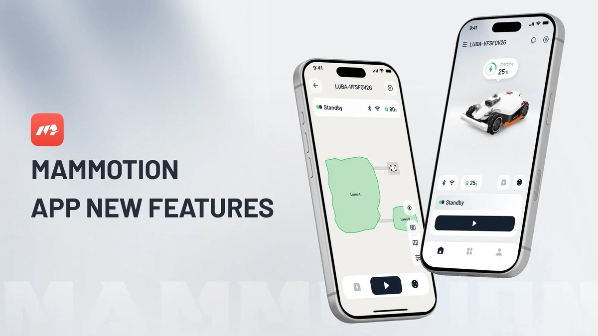 mammotion app nye funktioner