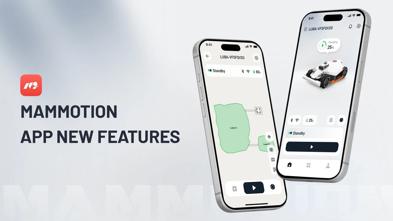 mammotion app nye funktioner