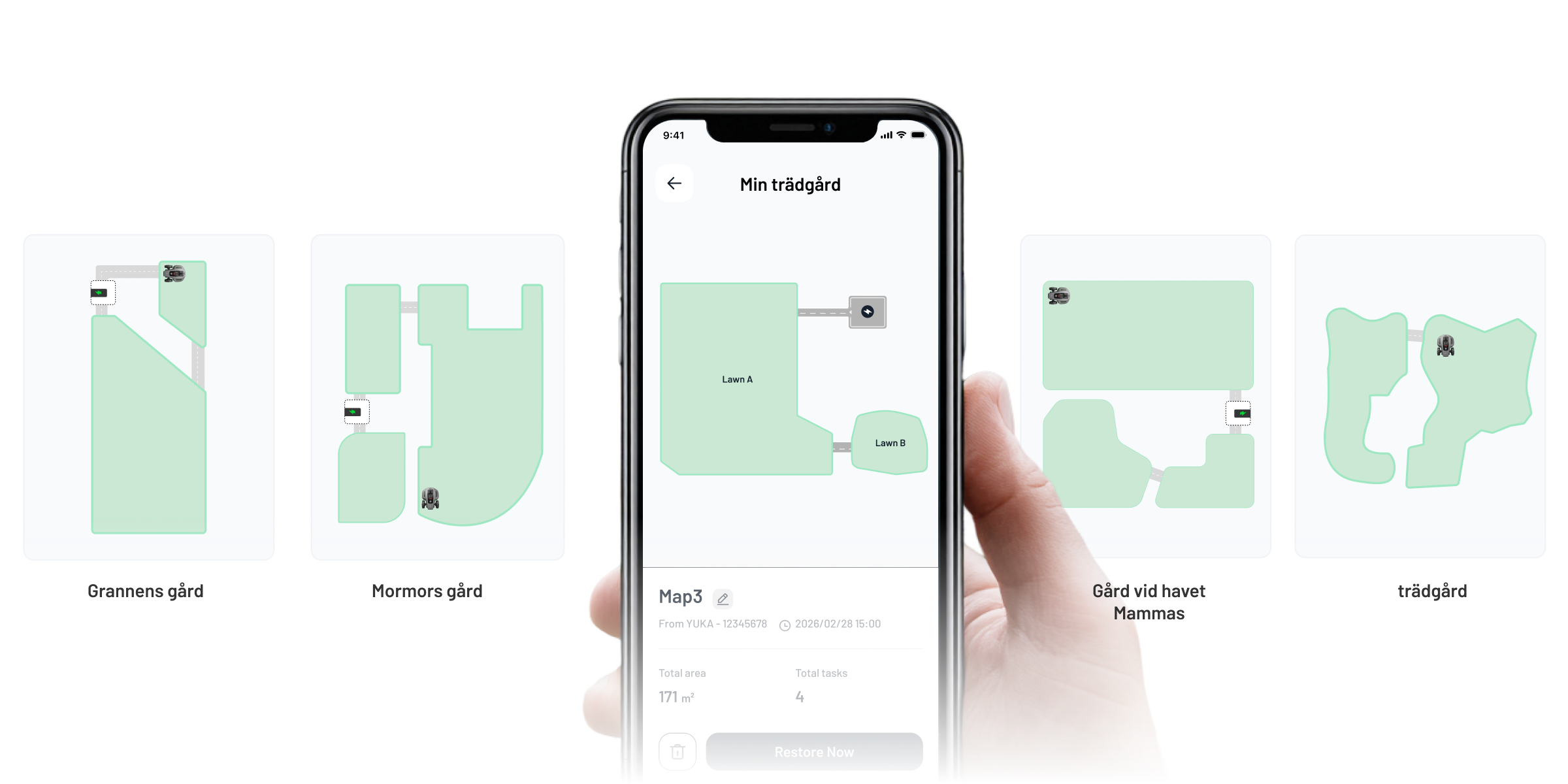Få Fuld Kontrol over Din Græsplæne med Mammotion LiveMap*